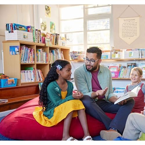 The Velveteen Rabbit-Hanging Wall Decor Gifts for Baby Boys Girls Kids-Canvas Hanging Pennant Banner Wall Decor Gifts for Nursery Classroom Baby Room Playroom Homeschool Reading Room Bedroom