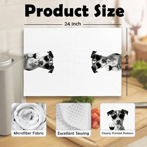Funny Rat Terrier Kitchen Towels 16x24in – XPH Rat Terrier Gift