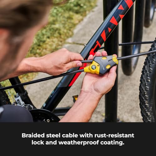 Master Lock 6' Python Cable Lock for Trail Cameras, Kayaks, Bikes 8413DPF
