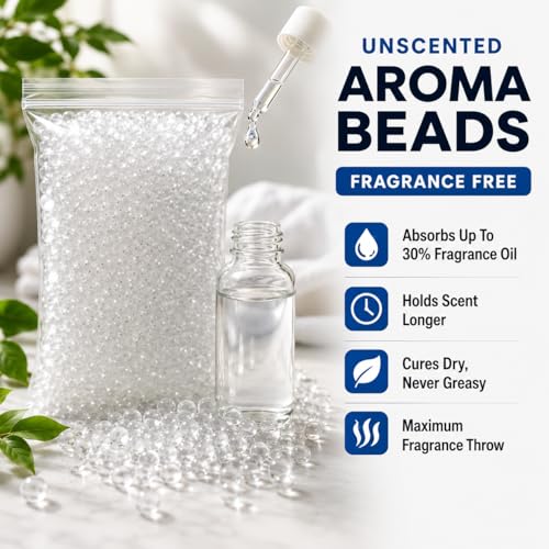 (tm) 10 Lb Prime Unscented Aroma Beads - Bulk Craft Supplies for DIY Car Freshies (160 Ounce Pack)