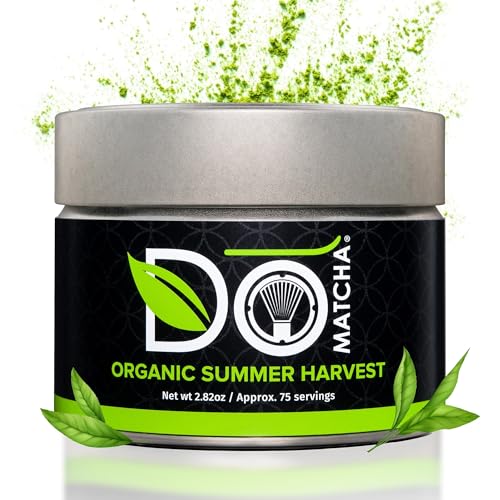 Organic Matcha Powder - Summer Harvest, Latte Grade, 2.82 oz - Japanese Green Tea