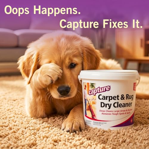 Capture 4 lb Carpet & Rug Dry Cleaner Powder - Deodorizer & Stain Remover