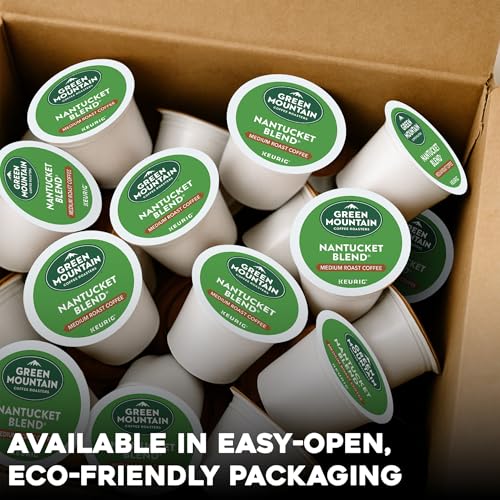 Green Mountain Coffee Roasters Nantucket Blend K-Cup Pods - 72 Count, Medium Roast, Single-Serve Coffee