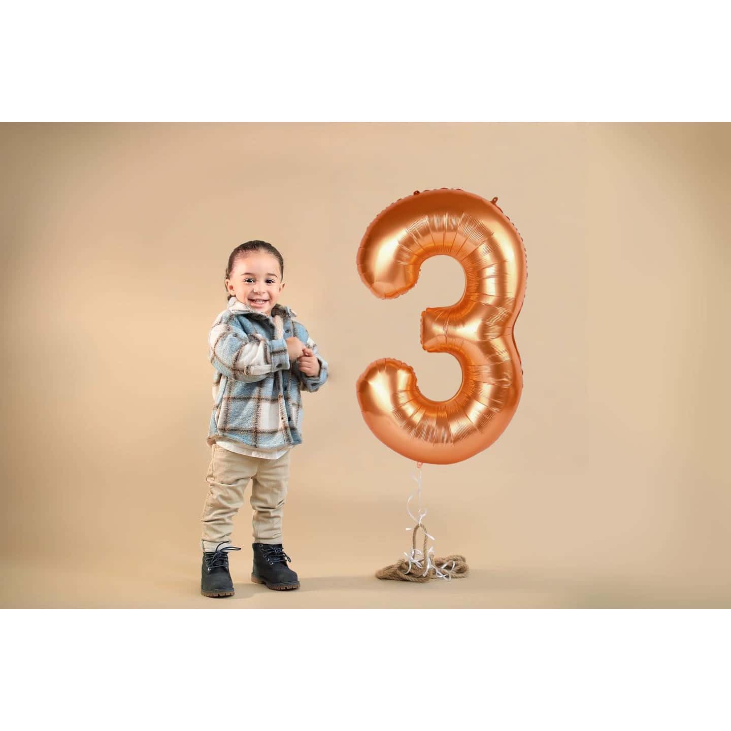 Orange 6 Balloon, Number Balloons 40 Inch, Orange Party Supplies 6th Balloons for Birthday, 6 Birthday Balloon, Number 6