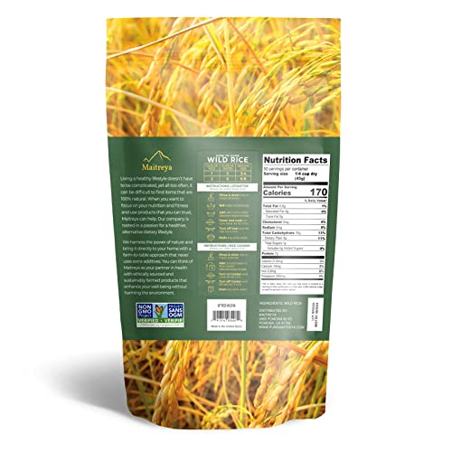5lb All Natural Minnesota Wild Rice Non-GMO - Pack of 1 (80 Ounce)