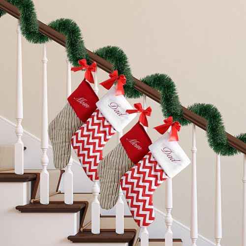 Sggvecsy 49.2Ft Christmas Dark Green Tinsel Garland Xmas Tree Decorations Christmas Metallic Twist Garland Ceiling Hanging Decorations for New Year Party Birthday Holiday Indoor Outdoor Supplies