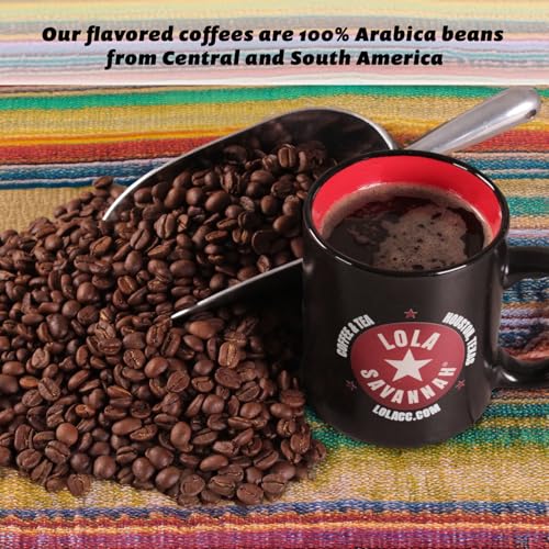 Texas Pecan Ground Coffee 2lb - Caffeinated Gourmet Flavor by Lola Savannah - Variation: 32 Ounce Pack