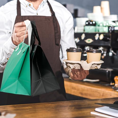 Insulated Take Out Bags Bulk 120 Pack - Hot Cold Food Delivery Cooler Bags