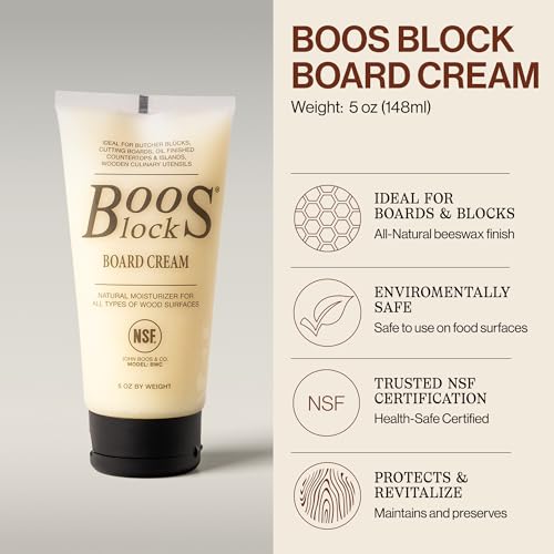 John Boos 3-Piece All-Natural Care & Maintenance Set with Beechwood Applicator
