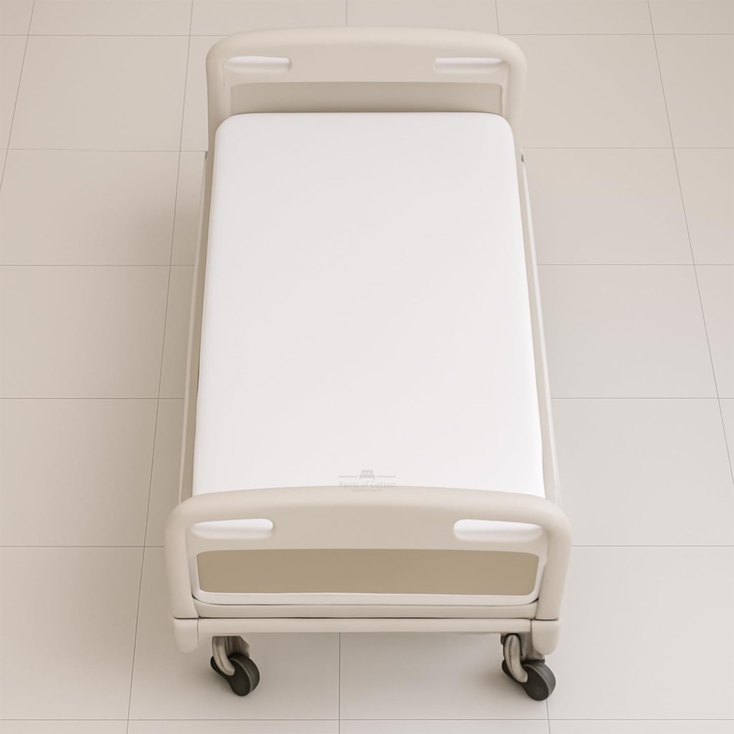 6 Pack Fitted Hospital Bed Sheets - Soft Microfiber Hospital Fitted Sheet - Hospital Bed Fitted Sheets (White, 36" x 80" x 8")