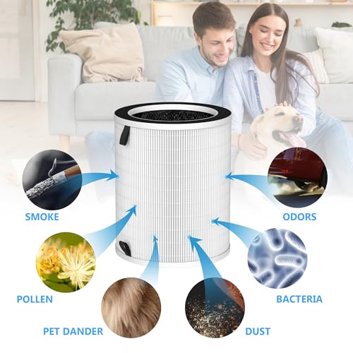 GoKBNY 2-Pack Air Purifier Filters Compatible with Sans MAX MAGE & More