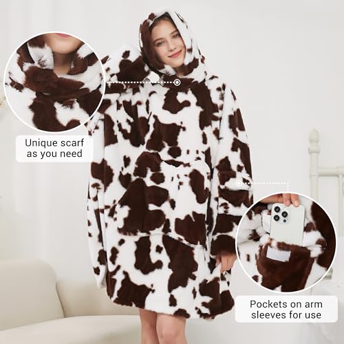 Viviland Blanket Hoodie Wearable Oversized Super Soft Warm, Gifts for