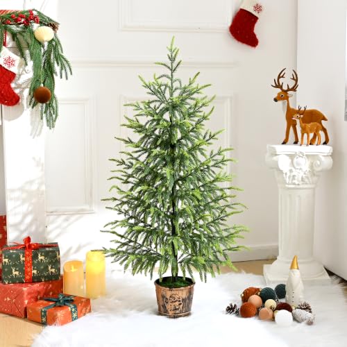 BLEUM CADE 3FT Small Norfolk Pine Christmas Tree with Pot - Tabletop Holiday Decor