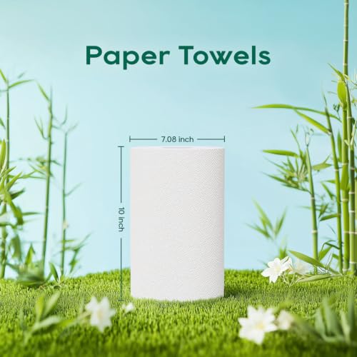 ECOLipak TAD Paper Towels 10x800 White, 6 Rolls Absorbent Hand Towels