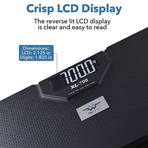 700-Lb Talking Body Weight Scale with Multilingual Voice and Large Display