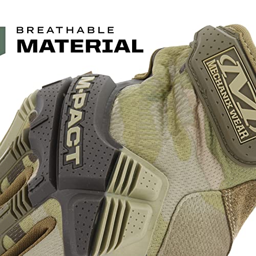 Mechanix Wear M-Pact Multicam Tactical Gloves Medium - Impact-Resistant Work & Combat Gloves