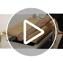 HIWARE Natural Bamboo Cutting Board 30 x 20 Inches Extra Large with Handle & Juice Groove - Kitchen & Charcuterie
