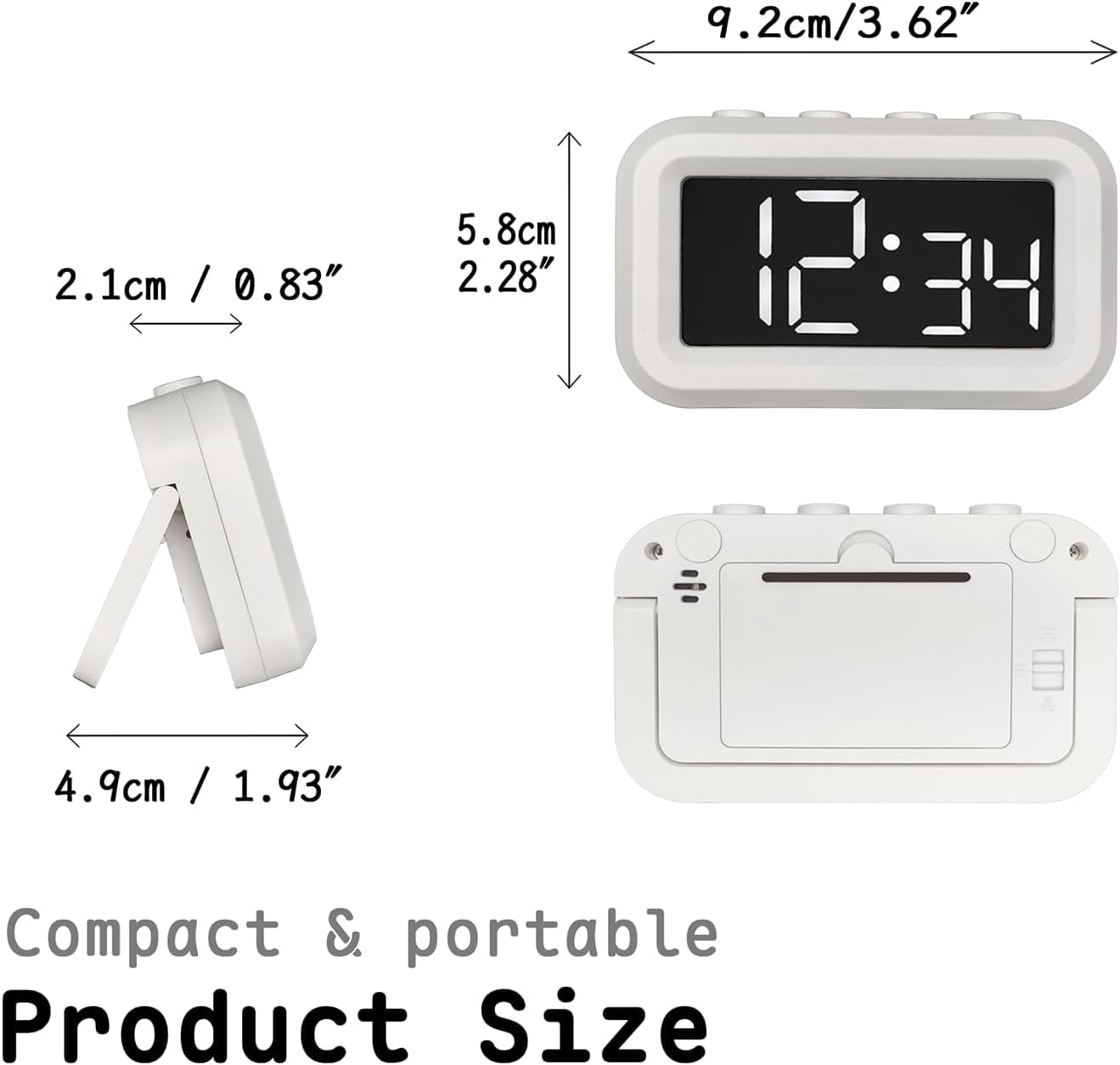 Digital Timer, Magnetic Countdown Kitchen Timers for Cooking, Egg, Oven, Learning Management Timer for Kids, Classroom, Teacher, Exercise, Study, Outdoor