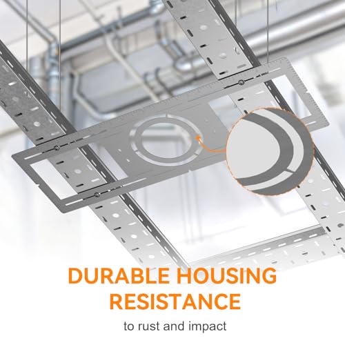 Elaruslux New Construction Mounting Plate with Round Hole - 4/6 Inch