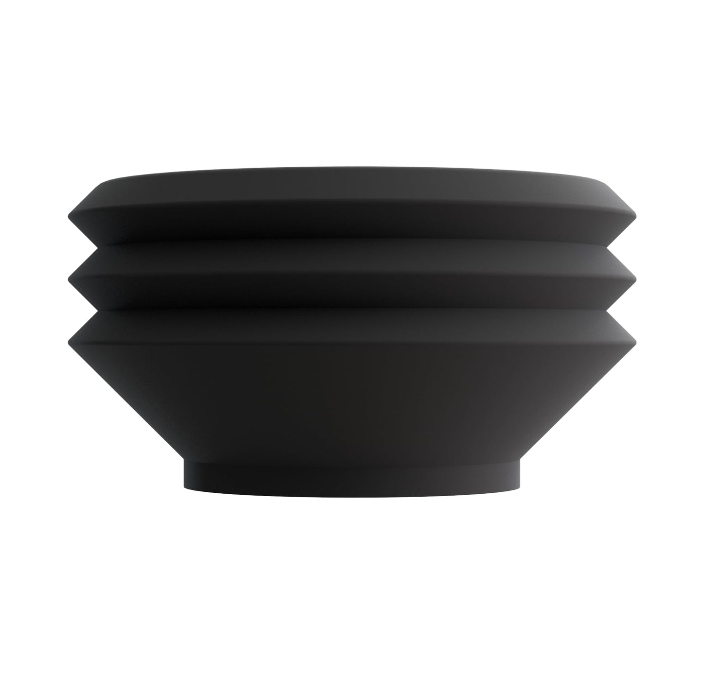 Silicone Retention Bellow Compatible with Niche Zero/Duo Coffee Grinder - Black