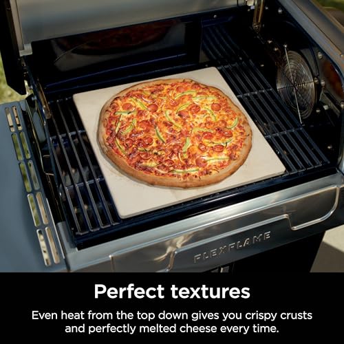 Ninja FlexFlame 16’’ Artisan Pizza Stone – Cordierite, 600°F, for PG300 Series