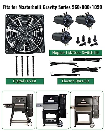 Replacement Fan and Door Switch Kit for Masterbuilt Gravity Series