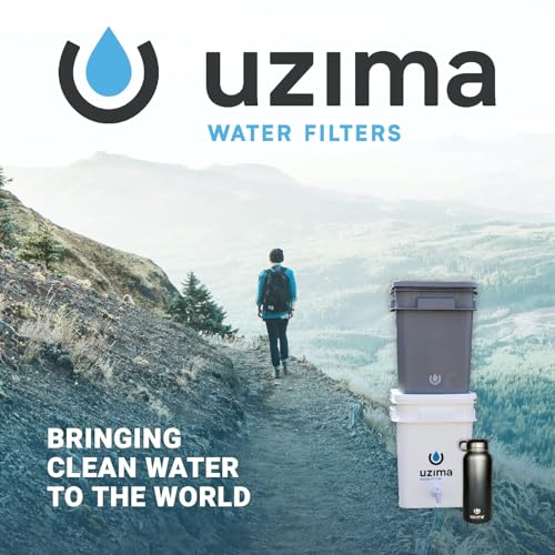 Uzima UZ-2 Gravity Water Filter System for Camping & Survival