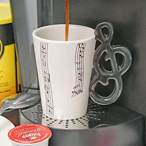 Clef Note Mug - Fairly Odd Novelties Musical Coffee Cup, 8oz