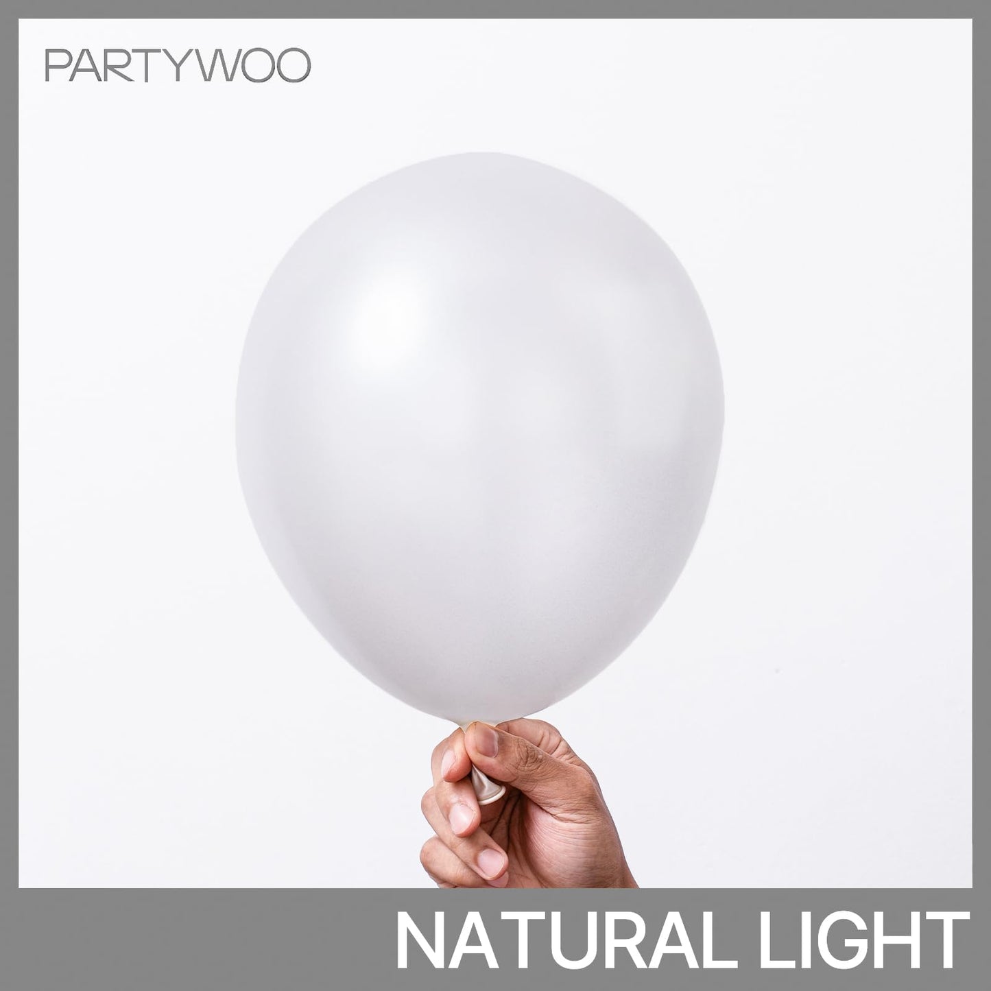 PartyWoo Pearl White Balloons 140pcs Different Sizes Pack of 18 12 10 5 Inch Metallic White Latex Balloon Arch Kit Garland for Wedding Graduation Baby Shower Birthday Party Decorations White-Z30
