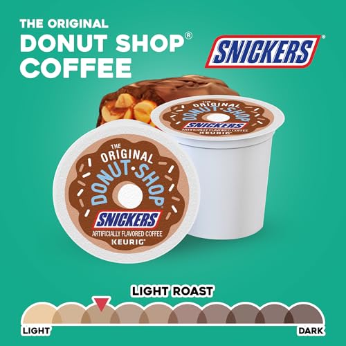 The Original Donut Shop Snickers Flavored Coffee K-Cup Pods - Pack of 60