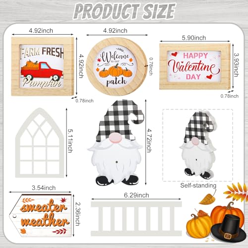 Kigley 70 Pcs Halloween Tiered Tray Decor Set – Trendy Style Holiday Ornaments