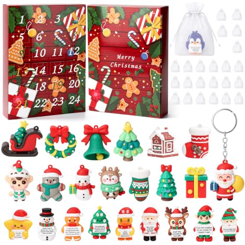 GLEEMPOPS Advent Calendar 2026 – 24 Days of Christmas Mini Figures & Keychains