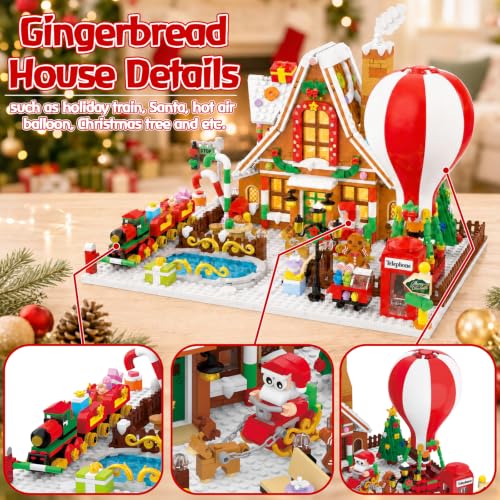 Gingerbread House Advent Calendar 2026 - 24 Building Set for Kids