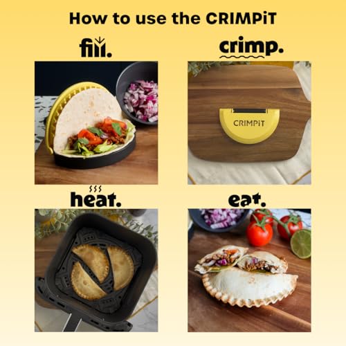 Tortilla Sealer Set - Large & Small BPA-Free Food Safe Wraps for 10-12" & 6" Tortillas, Dishwasher Safe, Perfect for Air Fryers