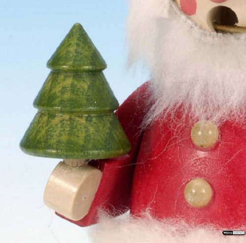 Christian Ulbricht German Incense Smoker Santa Claus Red 12 cm