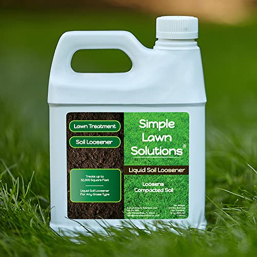 Liquid Soil Loosener - Soil Conditioner for Compact and Poor Drainage Soils - 32 oz