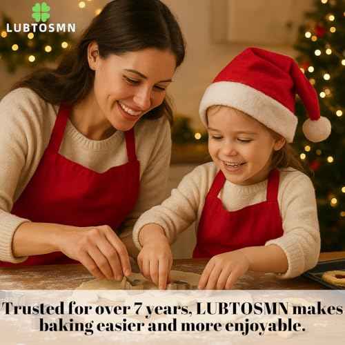 Christmas Tree Cookie Cutter with Star-4.7 Inch-Diswasher Safe-Holiday Cookie Cutters Fondant Biscui Cutters