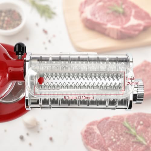 Stainless Steel Meat Tenderizer Attachment for KitchenAid Stand Mixers