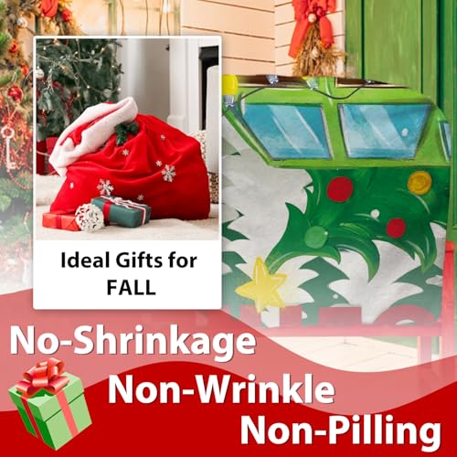 Christmas Vacation Flannel Blanket 50x60 Inches with Family & Tree Design - Zzkol