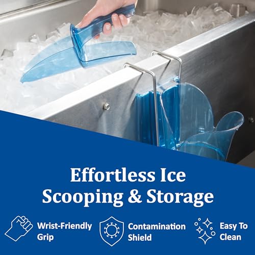 Ice Scoop 20-24 oz with Mounting Guardian System - Durable Plastic