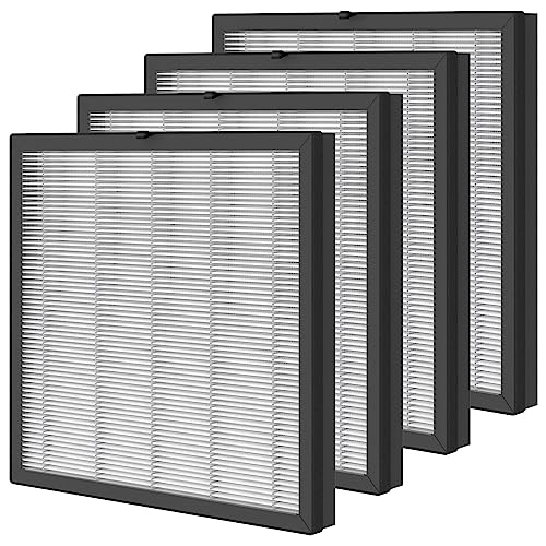 XBWW 4 Pack Replacement Air Filters Compatible with AMEIFU, VEWIOR, Tailulu Purifiers - 3-in-1 Activated Carbon & Pre-Filter, Standard Version