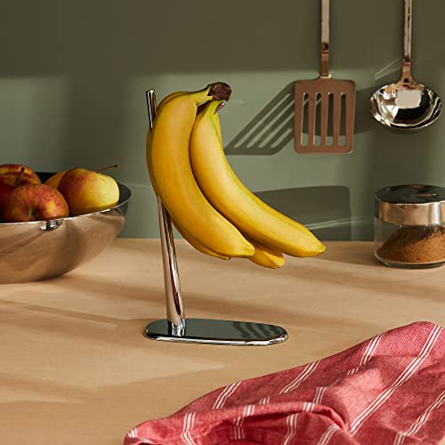 Banana Holder with Chrome Finish - Fruit, Jewelry Support, Gift Idea