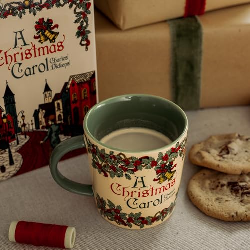 Steel Mill & Co 14 oz Ceramic Coffee Mug – A Christmas Carol Book Lover Cup