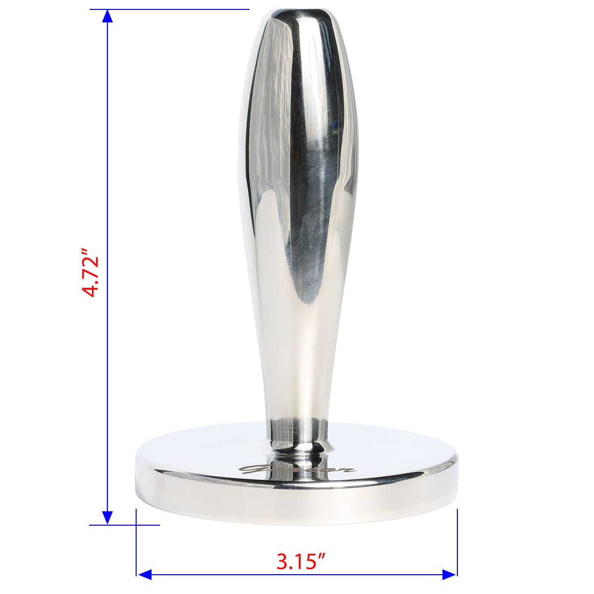 Meat Pounder Tenderizer - Solid Cast Stainless Steel Round Chicken Flattener Tool - Works Great As A Smash Burger Press - Dishwasher Safe