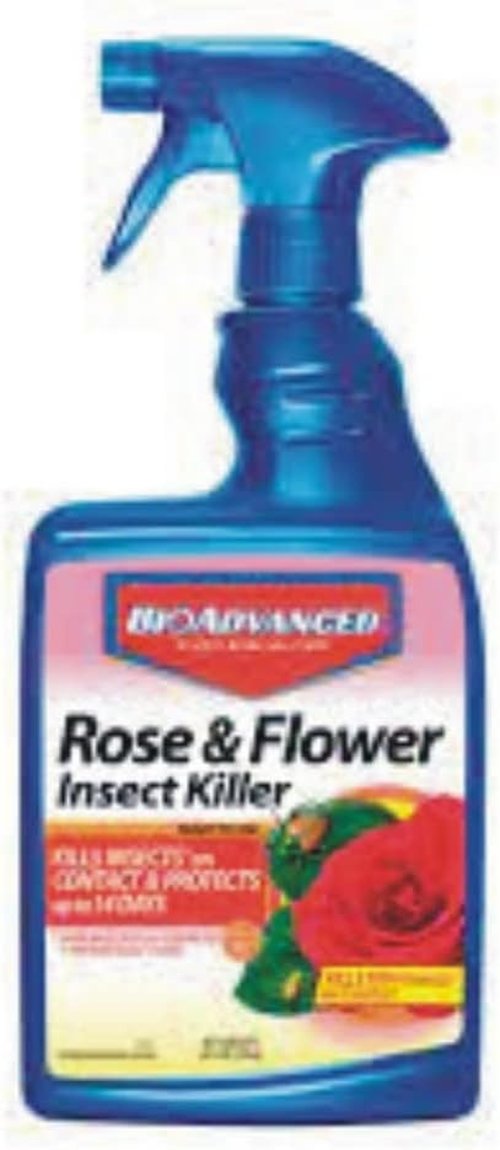 BioAdvanced Insect Killer - Ready-to-Use Plant Bug Spray for Roses & Flowers | 24 oz