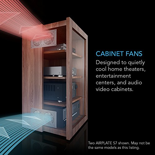 AC Infinity AIRPLATE S3 6-Inch Quiet Cabinet Cooling Fan with Speed Controller