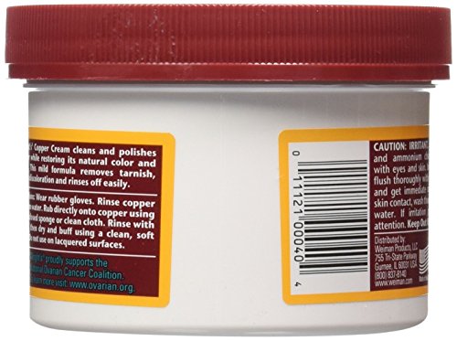 Copper and Brass Cleaner - Tarnish Remover for Metal Surfaces, Pack of 6