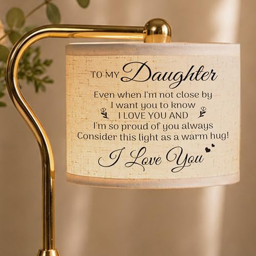 To My Daughter Candle Warmer Lamp with Timer Dimmable - Elegant Fragrance Gift