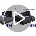 YnM Exclusive Microfiber Dark Grey Weighted Blanket 20lbs, 60x80 inches