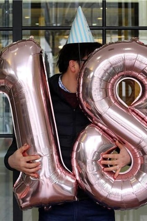 40 Inch Rose Gold Birthday Balloons | 28 Number Balloons for Celebrations & Graduation Decor